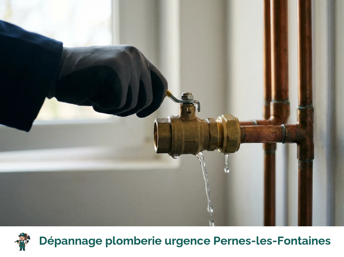 Dépannage plomberie urgence à Pernes-les-Fontaines