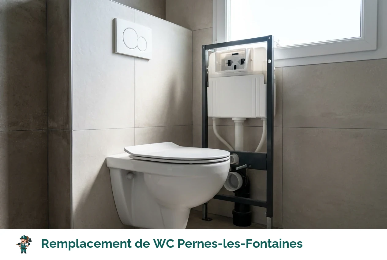 Remplacement de WC à Pernes-les-Fontaines