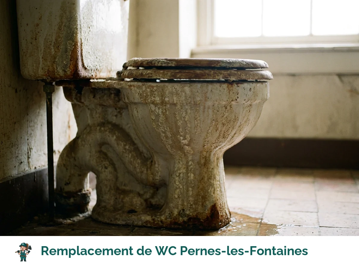 Remplacement de WC à Pernes-les-Fontaines
