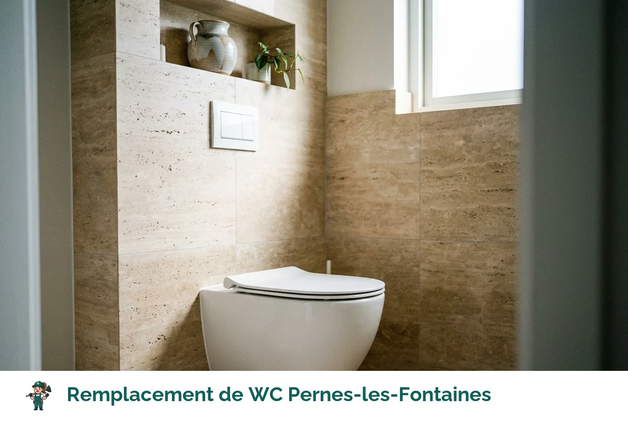 Remplacement de WC à Pernes-les-Fontaines