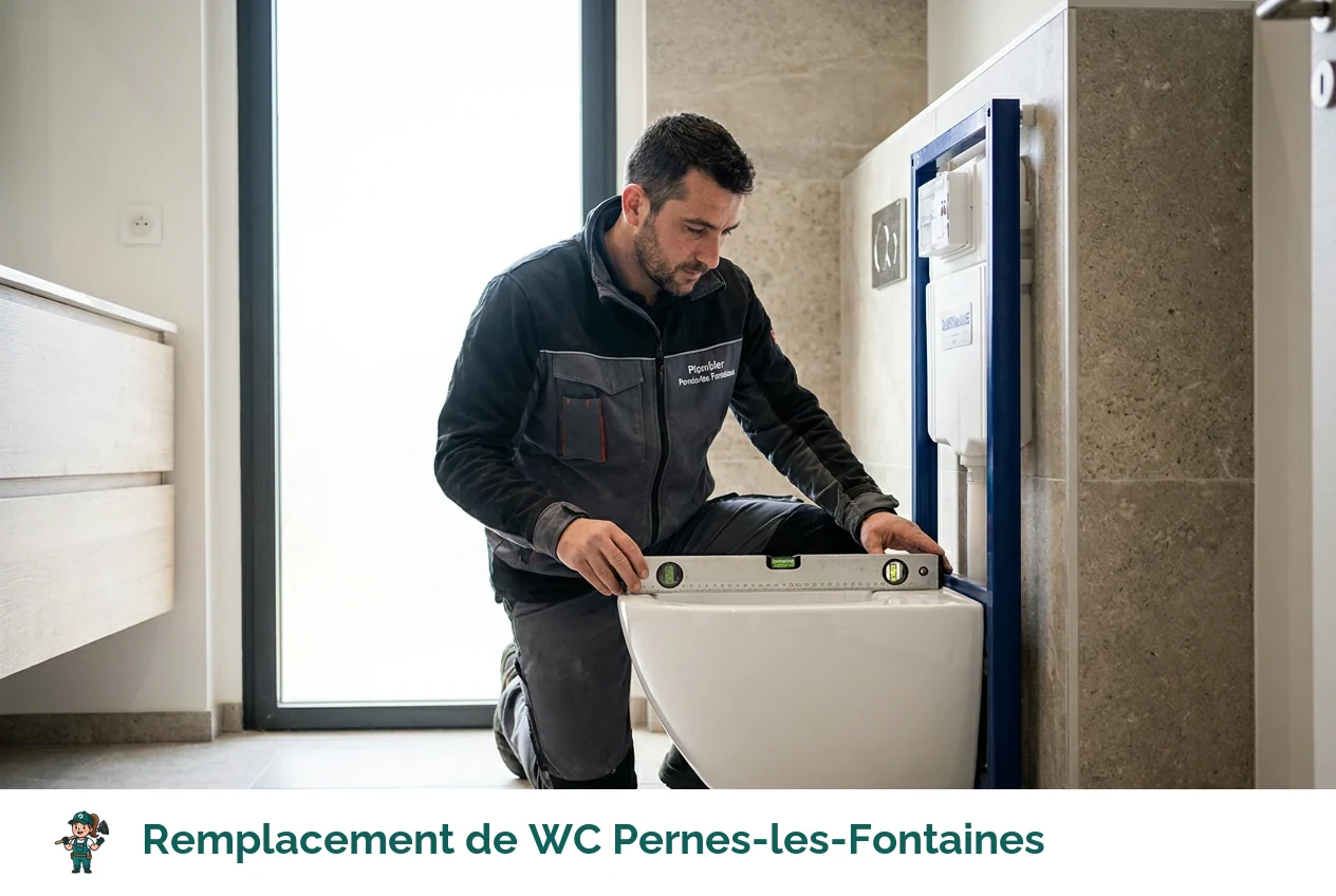 Remplacement de WC à Pernes-les-Fontaines